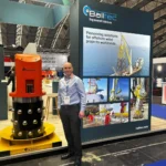 Jon Jackson at OEEC, Amsterdam next to LiftLOK 3000 mT Tool