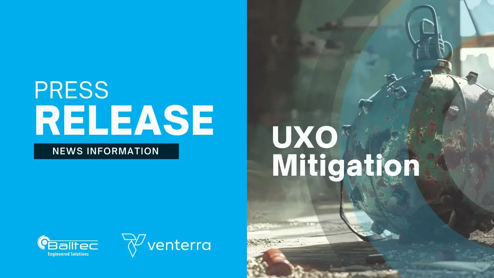 Press Release Banner - UXO Mitigation