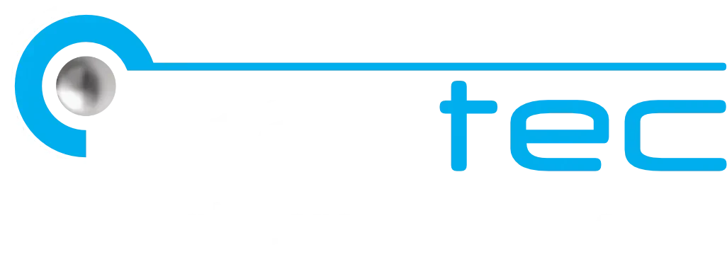 Balltec logo with white and blue text